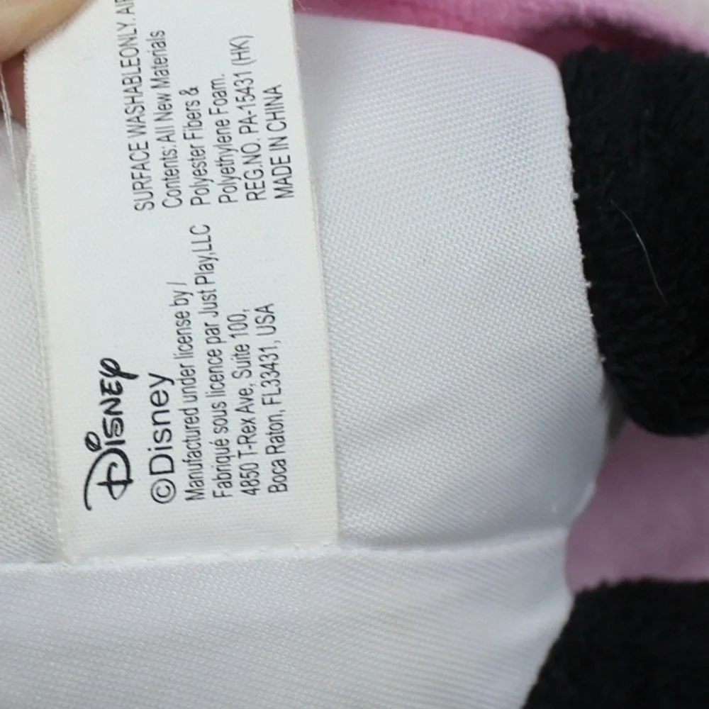 Disney Minnie Mouse Plush Pink Polka Dot Dress Stuffed Animal‎ 19 Inch Just Play